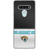 NFL Jacksonville Jaguars White Striped LG Stylo 6 Clear Case