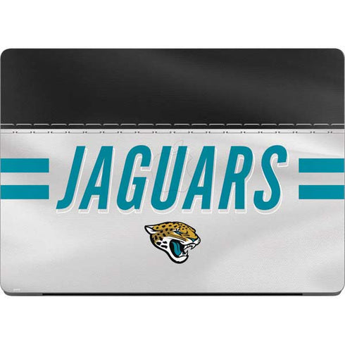 NFL Jacksonville Jaguars White Striped MacBook Pro 14in (2021-24) Skin