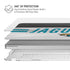 NFL Jacksonville Jaguars White Striped MacBook Pro 16in (2019-20) Case plus Skin
