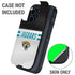 NFL Jacksonville Jaguars White Striped Otterbox Defender iPhone Skin