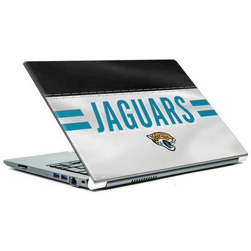 NFL Jacksonville Jaguars White Striped Portege Z30t/Z30t-A Skin