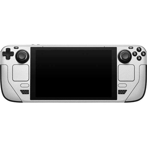 NFL Jacksonville Jaguars White Striped Steam Deck Handheld Gaming Computer Skin