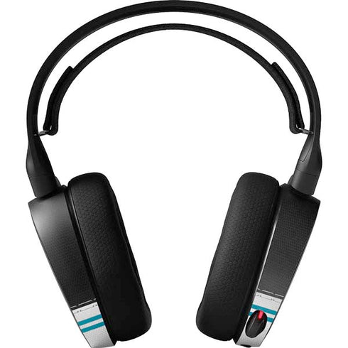 NFL Jacksonville Jaguars White Striped SteelSeries Arctis 5 Skin
