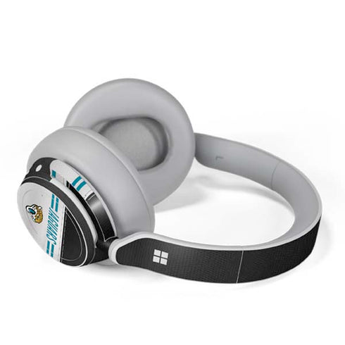 NFL Jacksonville Jaguars White Striped Surface Headphones Skin