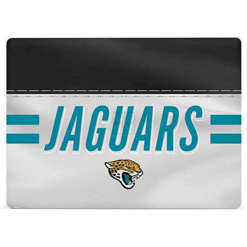 NFL Jacksonville Jaguars White Striped Surface Laptop 3 13.5in Skin