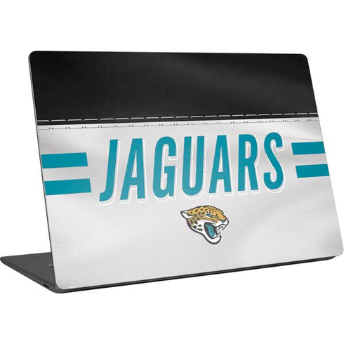 NFL Jacksonville Jaguars White Striped Surface Laptop 4 15in Skin
