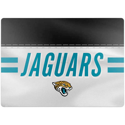 NFL Jacksonville Jaguars White Striped Surface Laptop 4 15in Skin