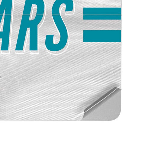 NFL Jacksonville Jaguars White Striped Surface Laptop Studio Skin