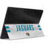 NFL Jacksonville Jaguars White Striped Surface Pro 7 Skin