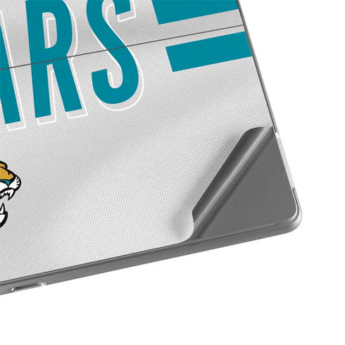 NFL Jacksonville Jaguars White Striped Surface Pro 8 Skin