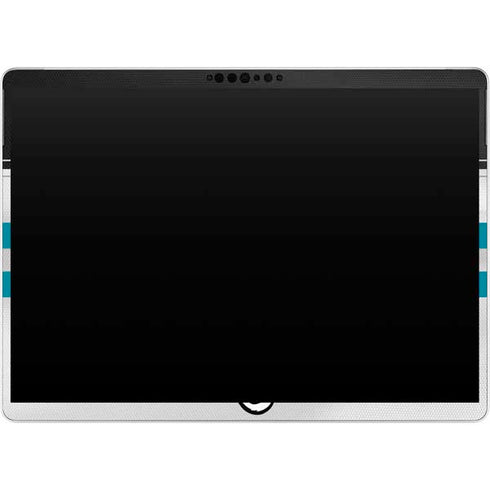 NFL Jacksonville Jaguars White Striped Surface Pro 9 Skin