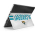 NFL Jacksonville Jaguars White Striped Surface Pro 9 Skin