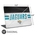 NFL Jacksonville Jaguars White Striped Universal Laptop 12in (9.8 x 6.8in) Skin