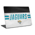 NFL Jacksonville Jaguars White Striped Universal Laptop 16in (13 x 9.4in) Skin