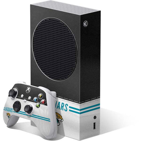 NFL Jacksonville Jaguars White Striped Xbox Series S Skins