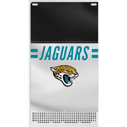 NFL Jacksonville Jaguars White Striped Xbox Series S Skins