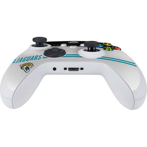 NFL Jacksonville Jaguars White Striped Xbox Series S Controller Skin