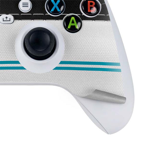 NFL Jacksonville Jaguars White Striped Xbox Series S Controller Skin