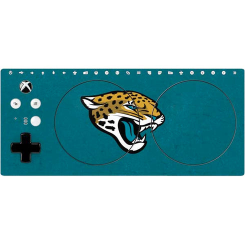 NFL Jacksonville Jaguars Teal Distressed Xbox Adaptive Controller Skin