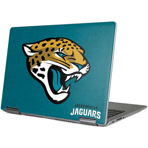 NFL Jacksonville Jaguars Teal Distressed Yoga 710 14in Skin