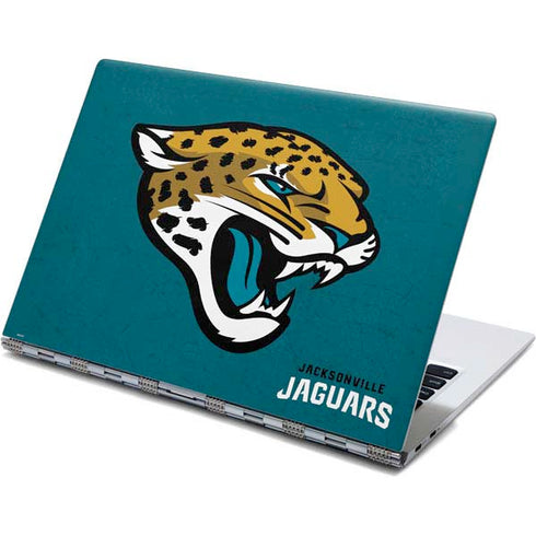 NFL Jacksonville Jaguars Teal Distressed Yoga 910 2-in-1 14in Touch-Screen Skin