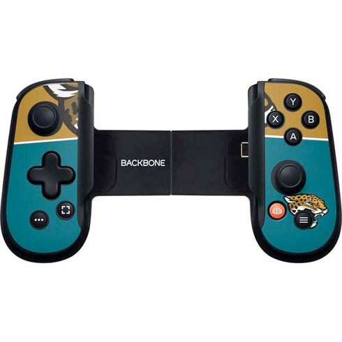NFL Jacksonville Jaguars Zone Block Backbone One for iPhone Game Controller Skin