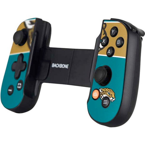 NFL Jacksonville Jaguars Zone Block Backbone One for iPhone Game Controller Skin