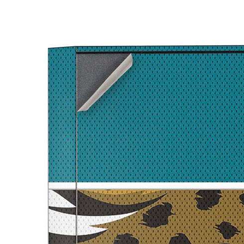 NFL Jacksonville Jaguars Zone Block Corsair 4000D Tempered Glass Mid-Tower ATX Case Skin