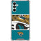 NFL Jacksonville Jaguars Zone Block Galaxy A13 5G Clear Case