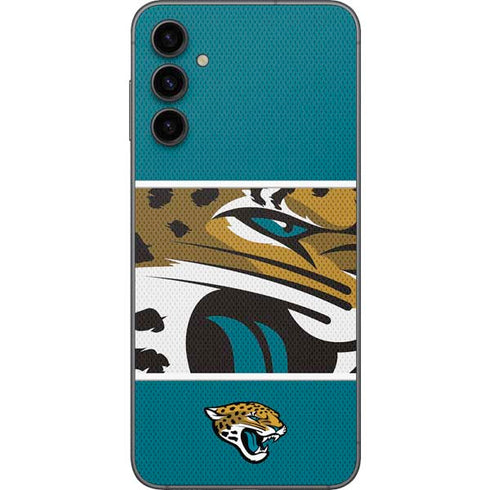 NFL Jacksonville Jaguars Zone Block Galaxy A14 5G Skin