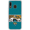 NFL Jacksonville Jaguars Zone Block Galaxy A20 Clear Case