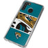 NFL Jacksonville Jaguars Zone Block Galaxy A21 Clear Case