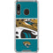 NFL Jacksonville Jaguars Zone Block Galaxy A30 Clear Case