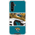 NFL Jacksonville Jaguars Zone Block Galaxy A54 5G Clear Case