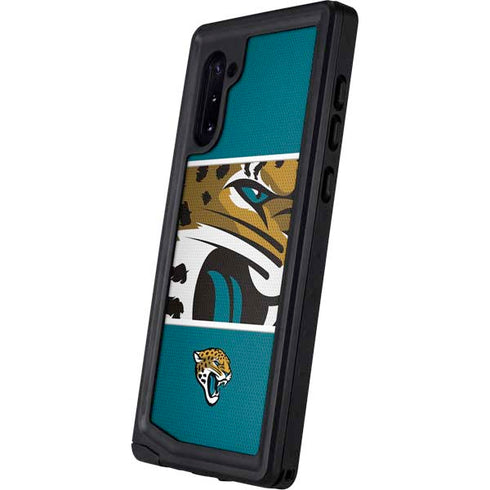 NFL Jacksonville Jaguars Zone Block Galaxy Note 10 Waterproof Case