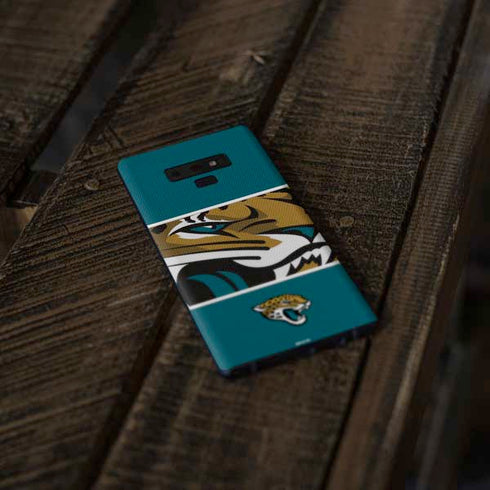 NFL Jacksonville Jaguars Zone Block Galaxy Note 9 Skin