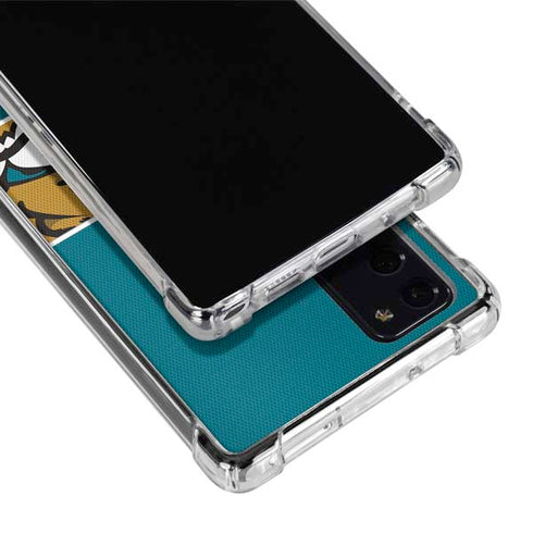 NFL Jacksonville Jaguars Zone Block Galaxy Note20 5G Clear Case