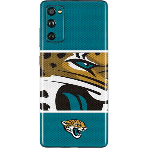 NFL Jacksonville Jaguars Zone Block Galaxy S20 Fan Edition Skin