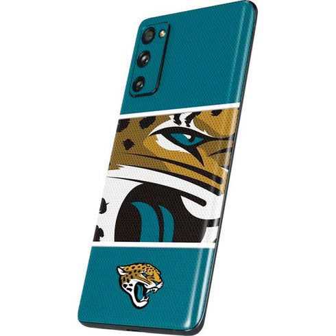 NFL Jacksonville Jaguars Zone Block Galaxy S20 Fan Edition Skin