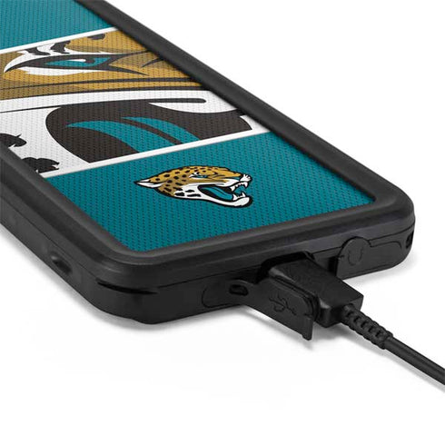 NFL Jacksonville Jaguars Zone Block Galaxy S20 Plus Waterproof Case