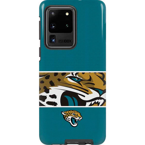 NFL Jacksonville Jaguars Zone Block Galaxy S20 Ultra 5G Pro Case