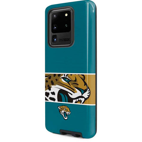 NFL Jacksonville Jaguars Zone Block Galaxy S20 Ultra 5G Pro Case