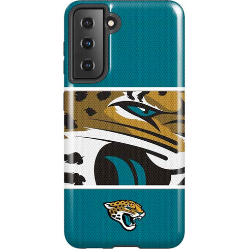 NFL Jacksonville Jaguars Zone Block Galaxy S21 5G Pro Case