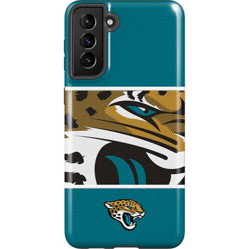 NFL Jacksonville Jaguars Zone Block Galaxy S21 Plus 5G Pro Case