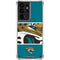 NFL Jacksonville Jaguars Zone Block Galaxy S21 Ultra 5G Clear Case
