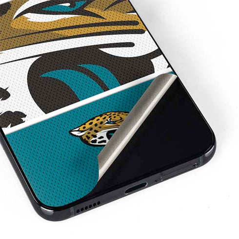 NFL Jacksonville Jaguars Zone Block Galaxy S22 Skin