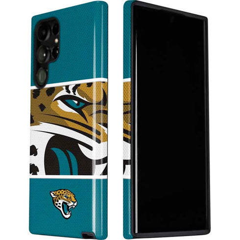 NFL Jacksonville Jaguars Zone Block Galaxy S22 Ultra Pro Case