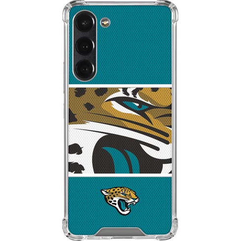 NFL Jacksonville Jaguars Zone Block Galaxy S23 Plus Clear Case