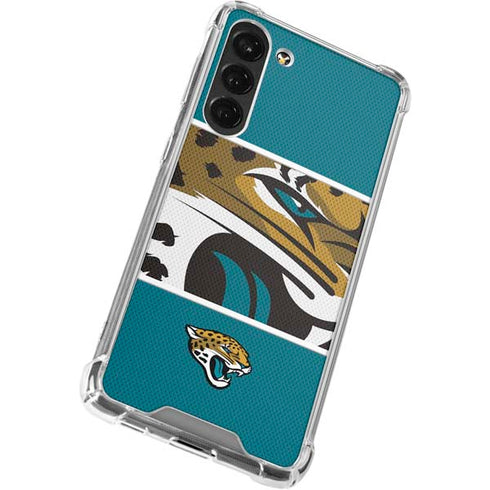 NFL Jacksonville Jaguars Zone Block Galaxy S23 Plus Clear Case