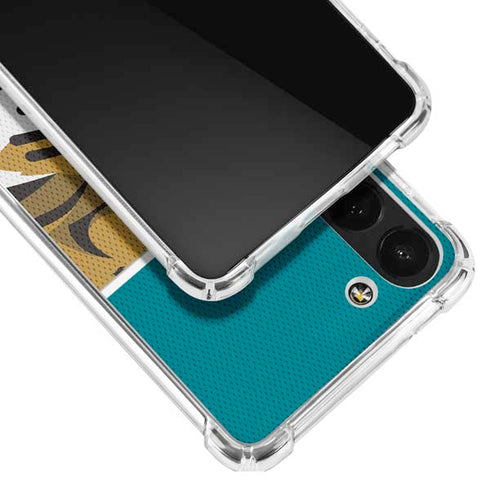 NFL Jacksonville Jaguars Zone Block Galaxy S23 Plus Clear Case